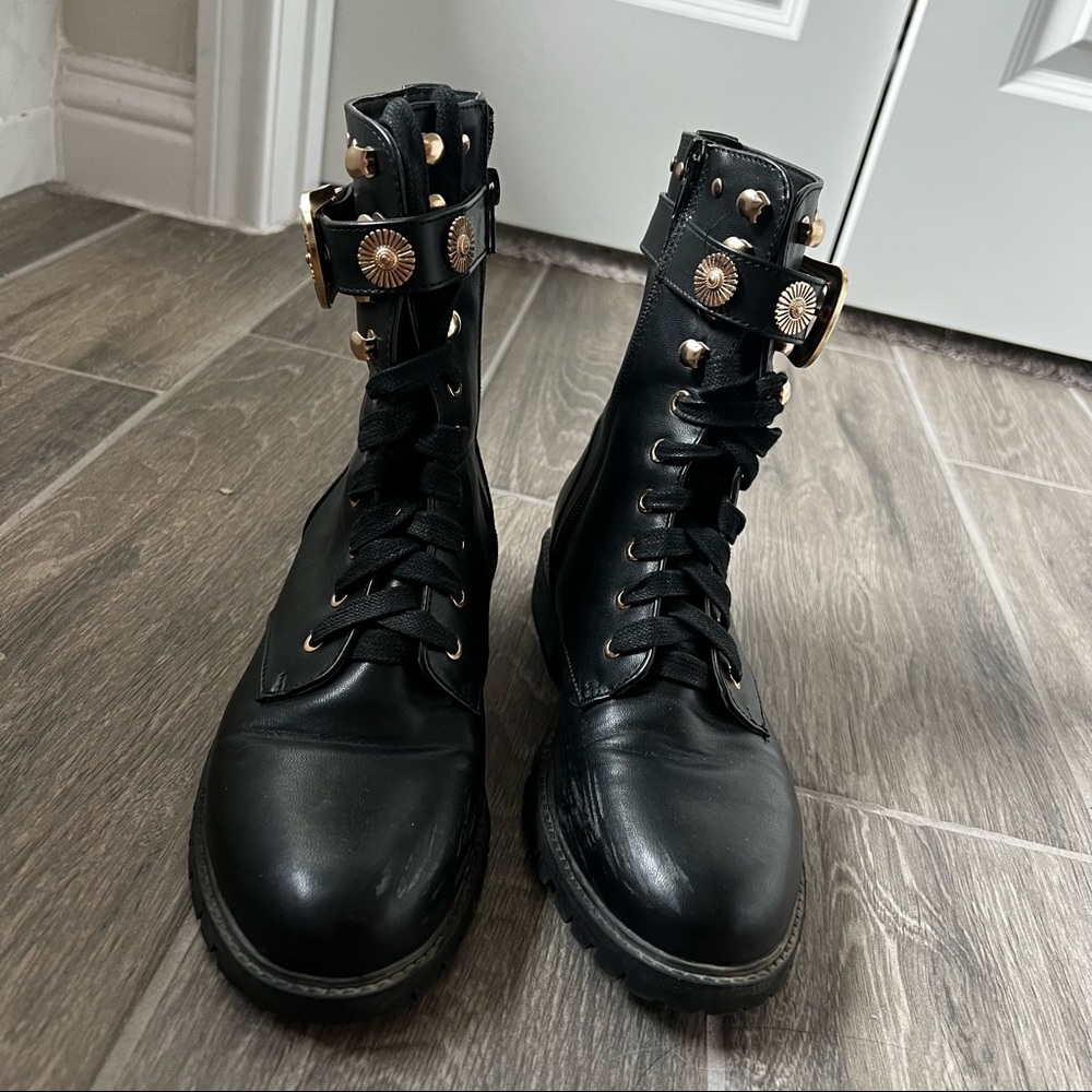 Size 7 Black Combat Boots